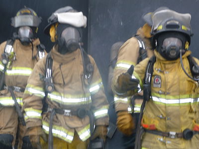 Fire Training at Live Burn Site